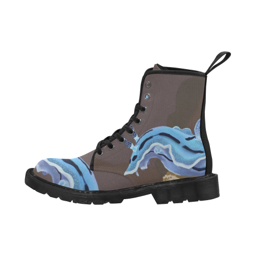 Mr Sea Slug Martin Boots for Men (Black) (Model 1203H)