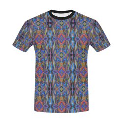 abstracted patterns 1c All Over Print T-Shirt for Men/Large Size (USA Size) Model T40)