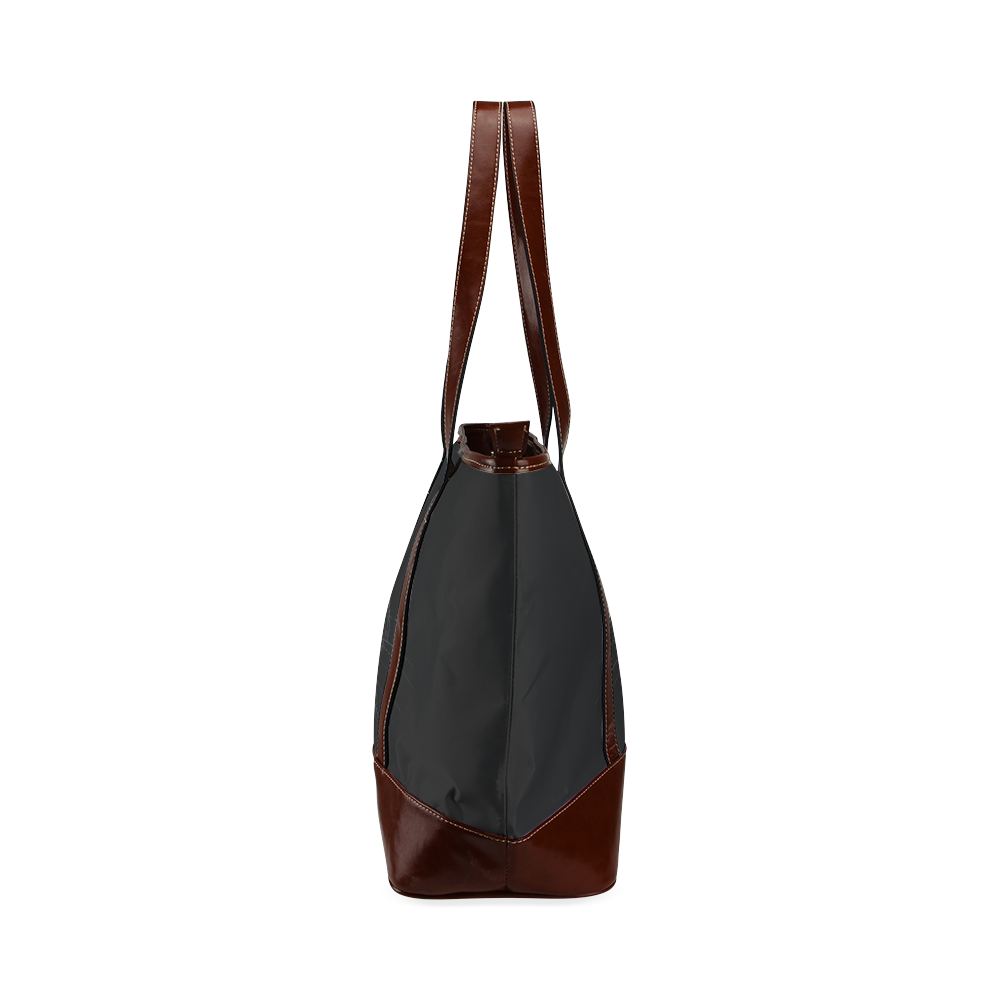 Black Cat Tote Handbag (Model 1642)