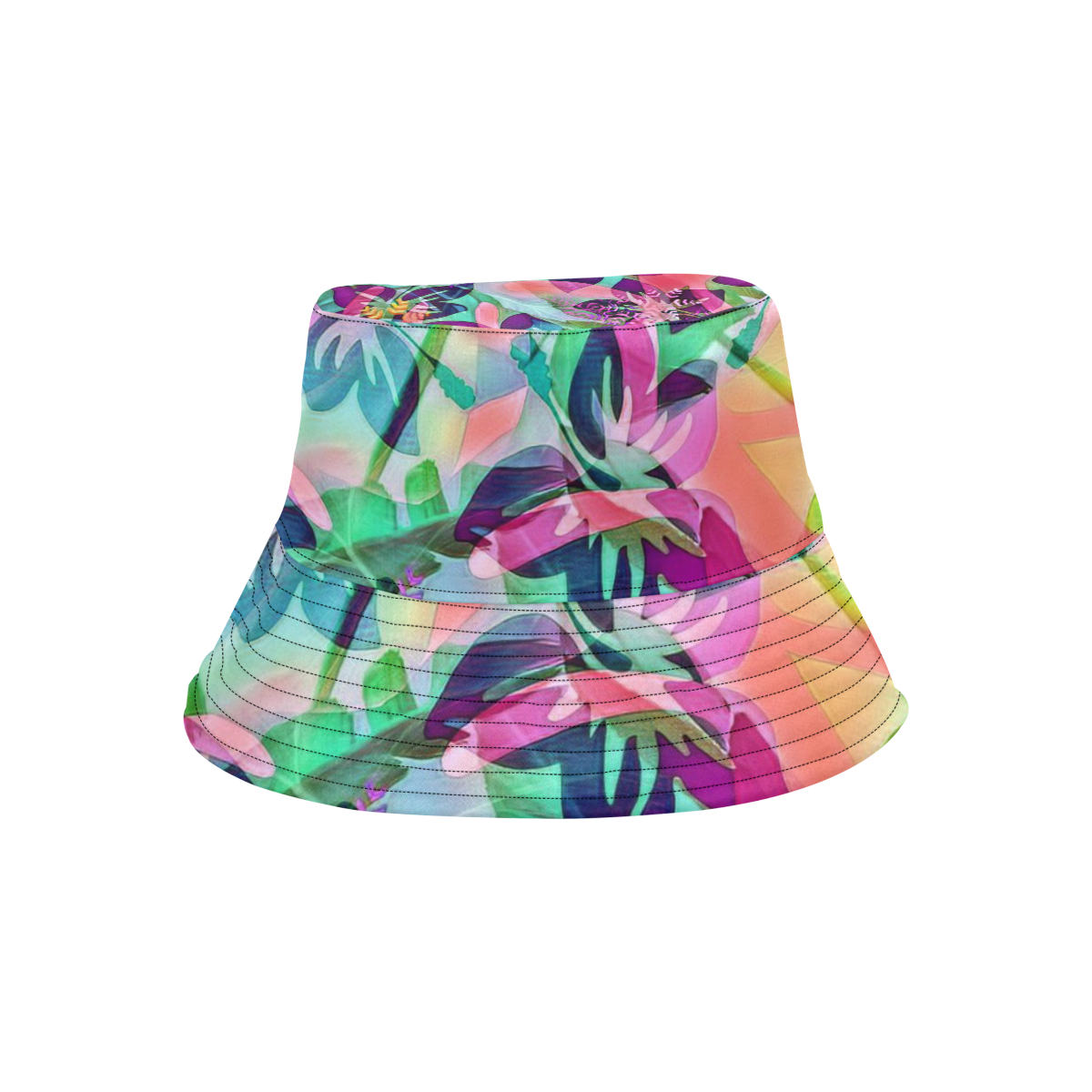 trendy floral mix 818B by JamColors All Over Print Bucket Hat
