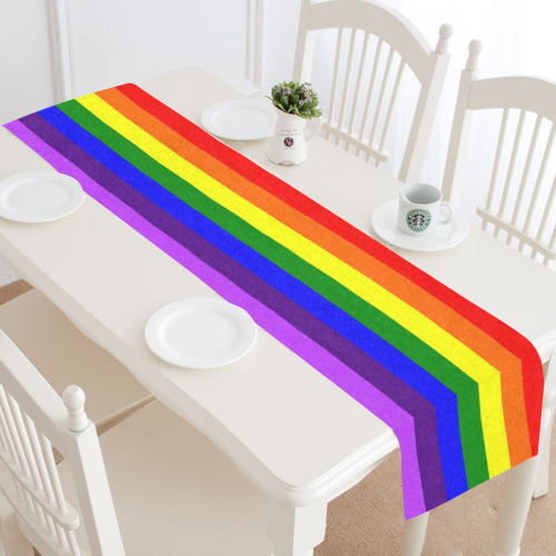 Rainbow Flag (Gay Pride - LGBTQIA+) Table Runner 16x72 inch