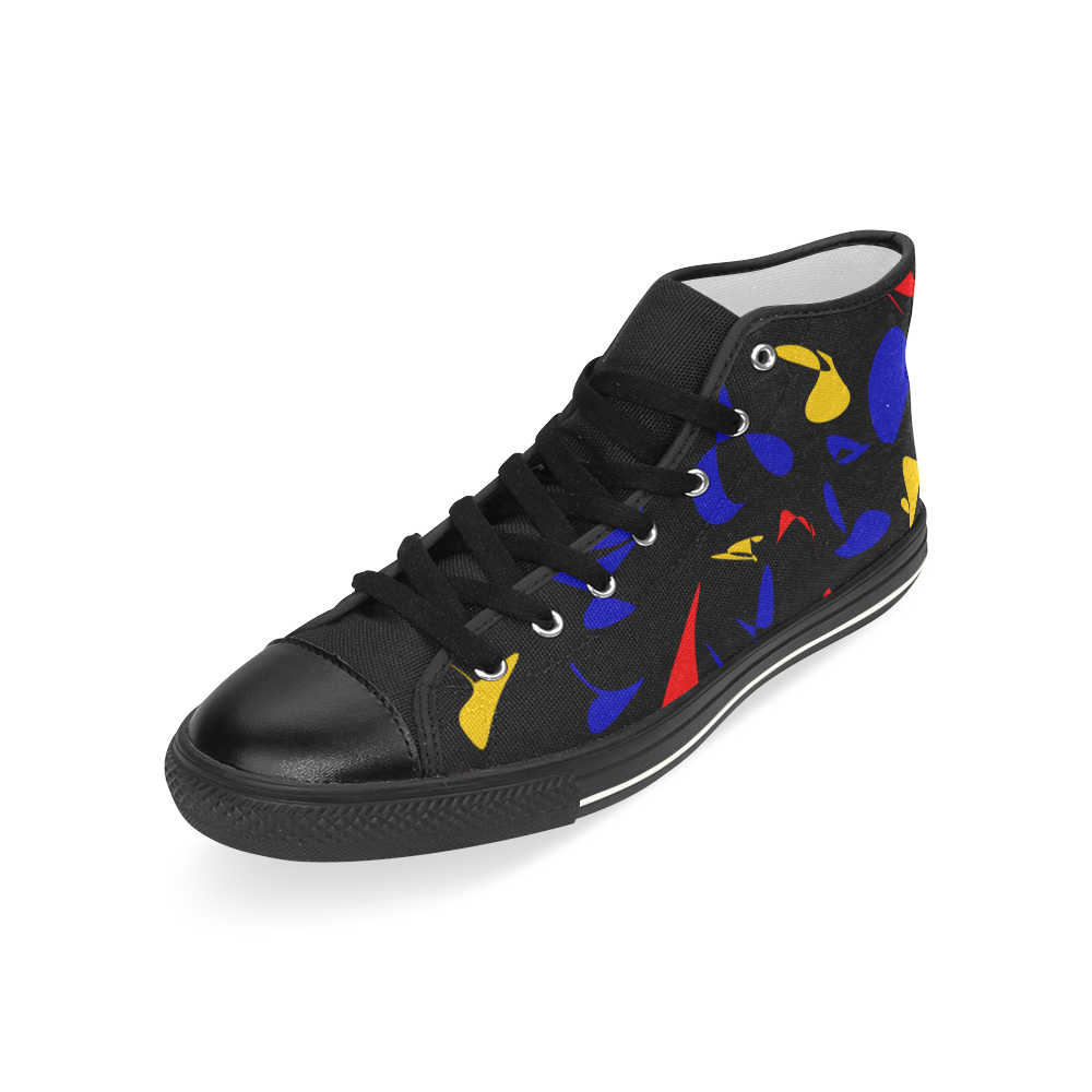 zappwaits g1 Men’s Classic High Top Canvas Shoes (Model 017)