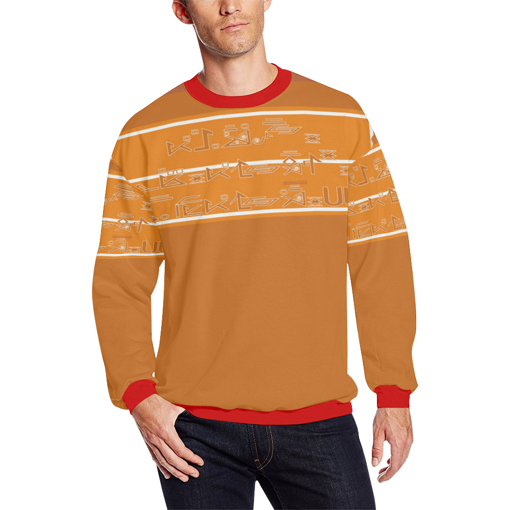 Employee Number WOMCHU 22 Men's Oversized Fleece Crew Sweatshirt/Large Size(Model H18)