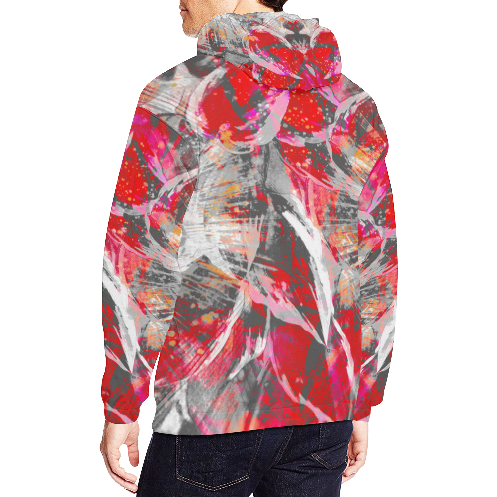 wheelVibe_vibe33 All Over Print Hoodie for Men/Large Size (USA Size) (Model H13)