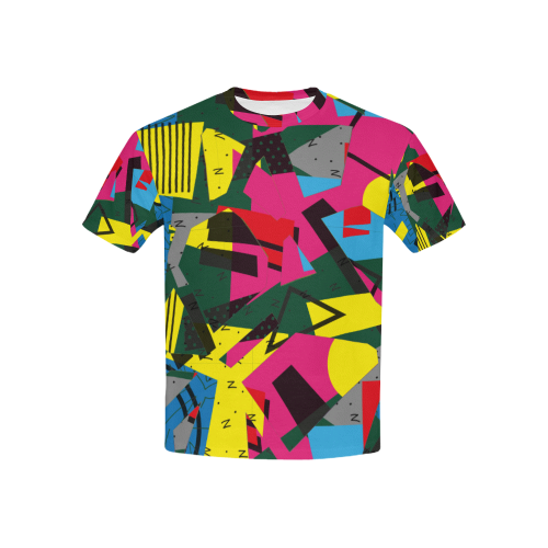 Crolorful shapes Kids' All Over Print T-shirt (USA Size) (Model T40)