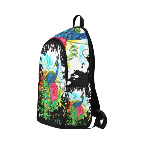 Peacock Fabric Backpack for Adult (Model 1659)