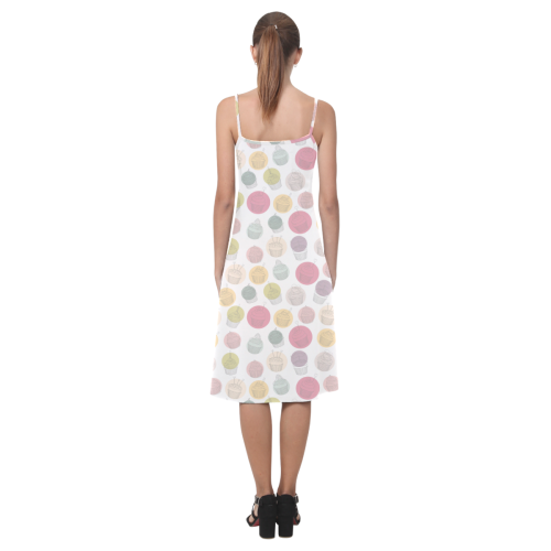 Colorful Cupcakes Alcestis Slip Dress (Model D05)