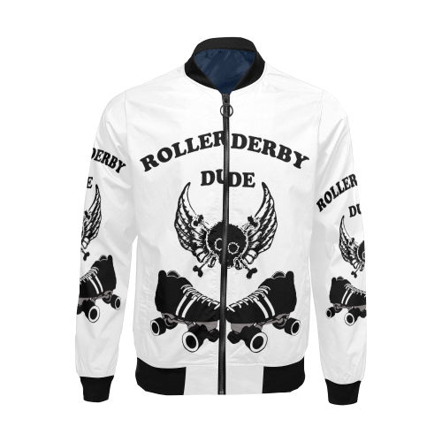 Roller Derby Dude All Over Print Bomber Jacket for Men (Model H19)