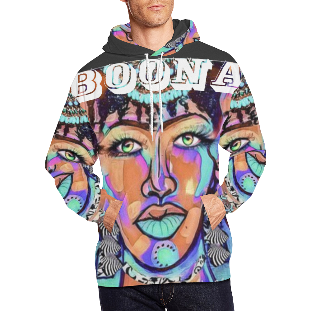 bluupace BOONA HOODIE All Over Print Hoodie for Men (USA Size) (Model H13)