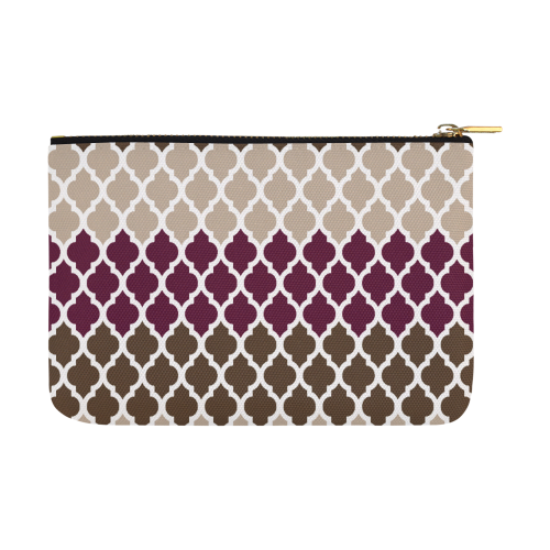 stripe lace pattern Carry-All Pouch 12.5''x8.5''