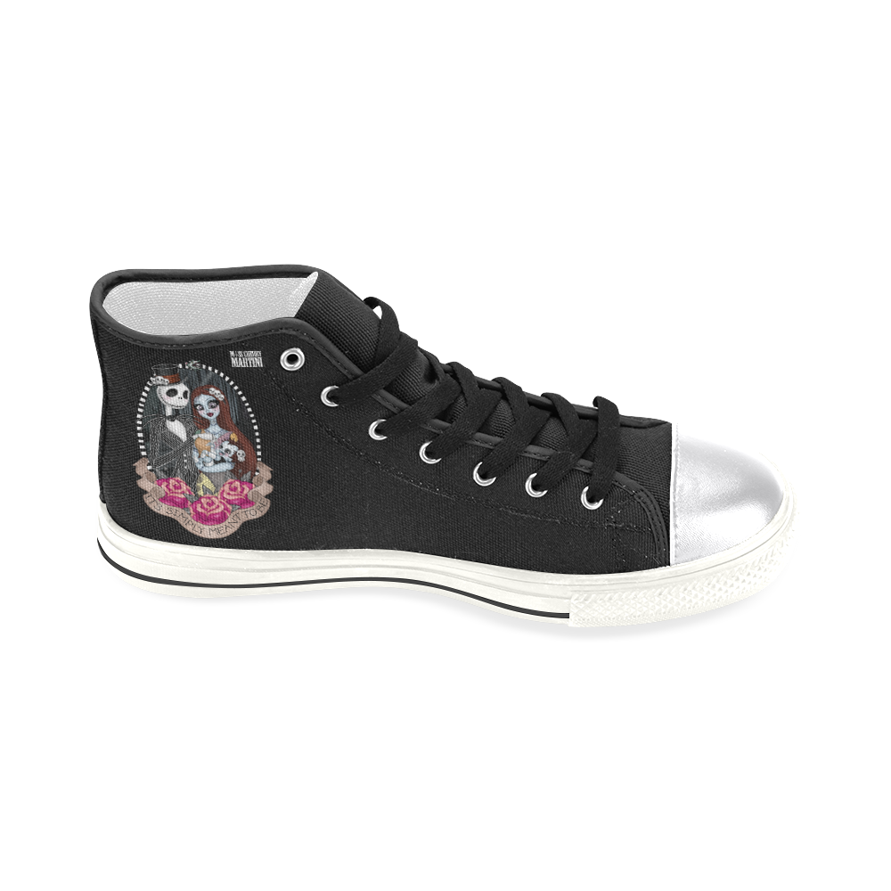 Simply Ment to be Women's Classic High Top Canvas Shoes (Model 017)
