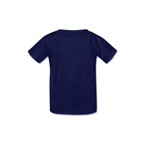 Football Lion Royal Blue Kid's  Classic T-shirt (Model T22)