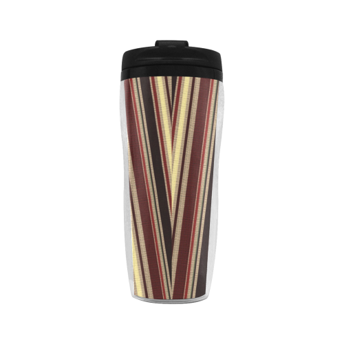 Dark textured stripes Reusable Coffee Cup (11.8oz)