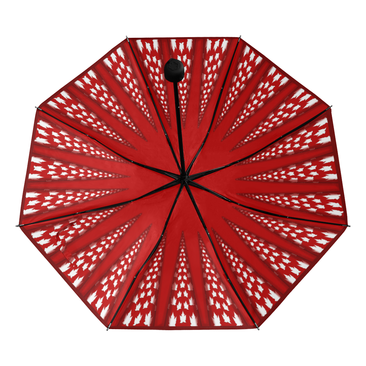 Canada Umbrella -Stylish Canada Souvenir Anti-UV Foldable Umbrella (Underside Printing) (U07)