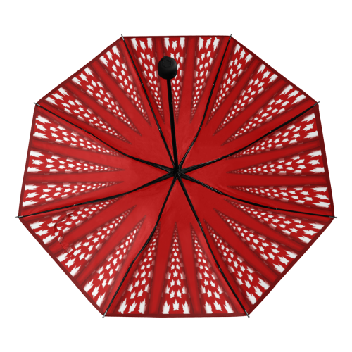 Canada Umbrella -Stylish Canada Souvenir Anti-UV Foldable Umbrella (Underside Printing) (U07)