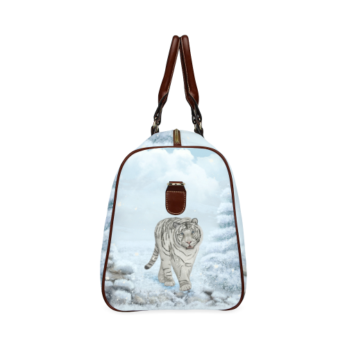 Wonderful siberian tiger Waterproof Travel Bag/Small (Model 1639)