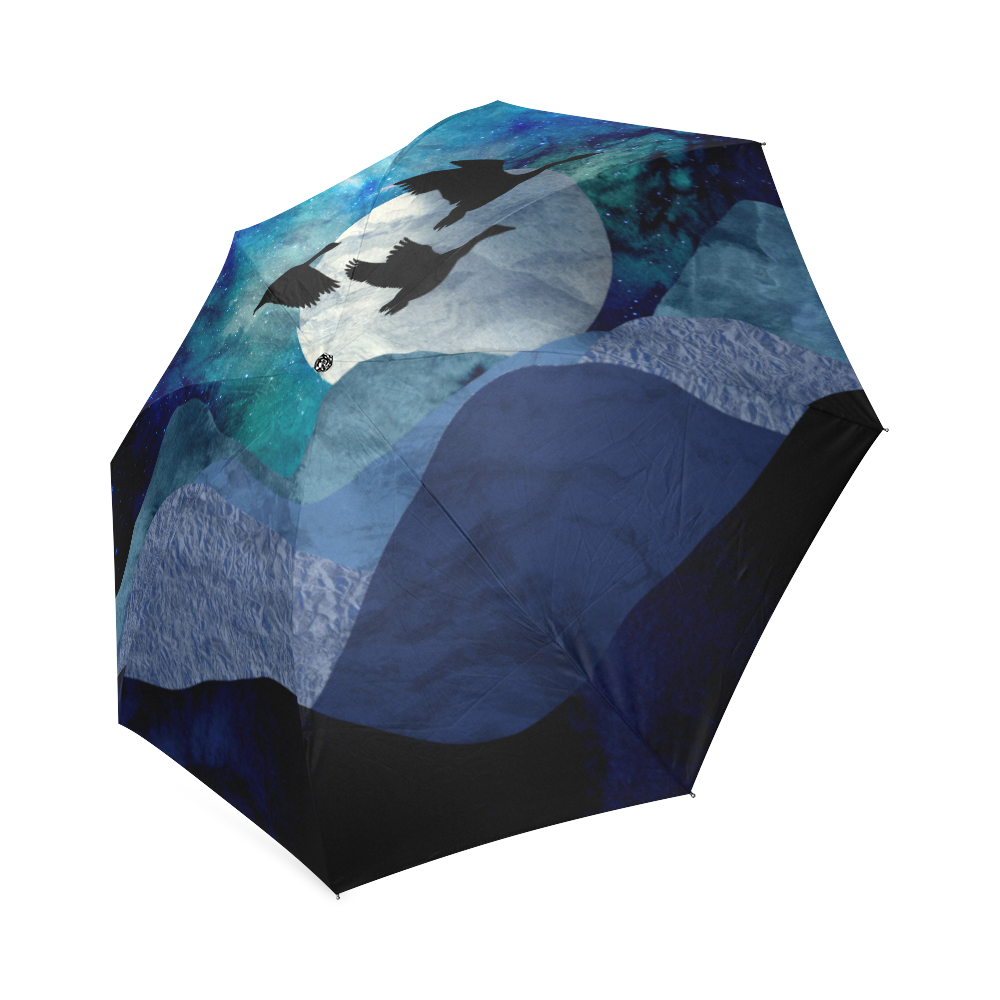Night In The Mountains Foldable Umbrella (Model U01)