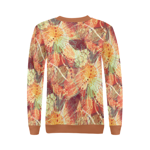 Autumn Fun All Over Print Crewneck Sweatshirt for Women (Model H18)