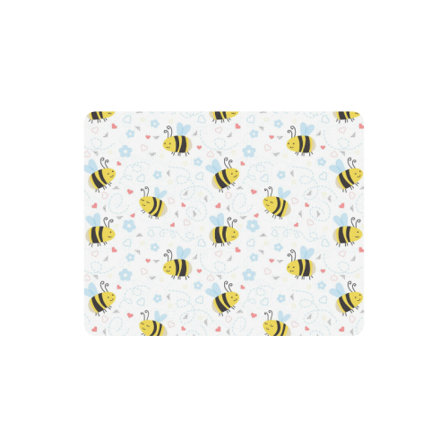 Cute Bee Pattern Rectangle Mousepad