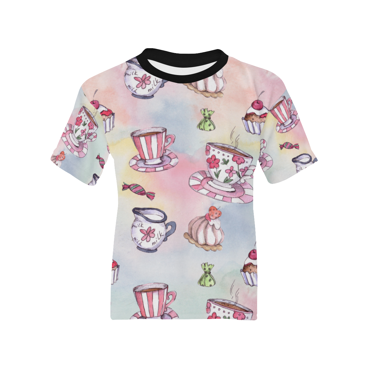Coffee and sweeets Kids' All Over Print T-shirt (Model T65)