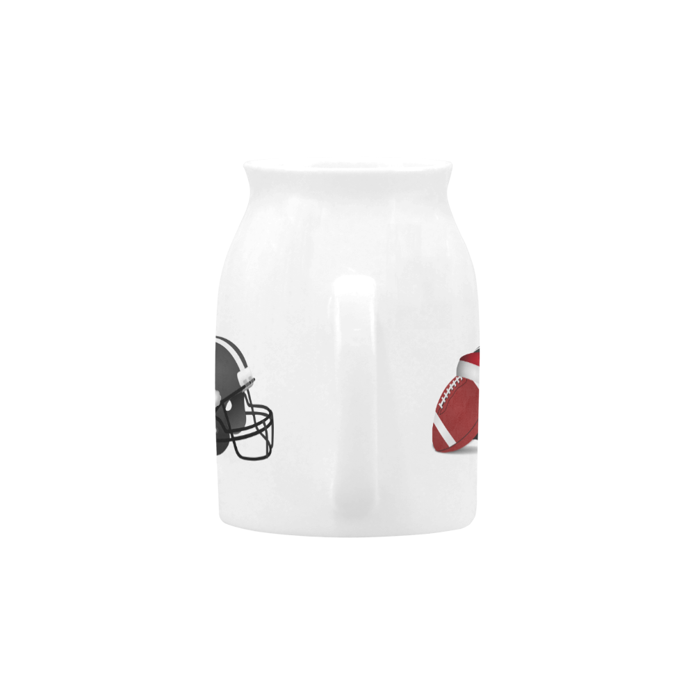 Santa Hat Football and Helmet Christmas Milk Cup (Small) 300ml