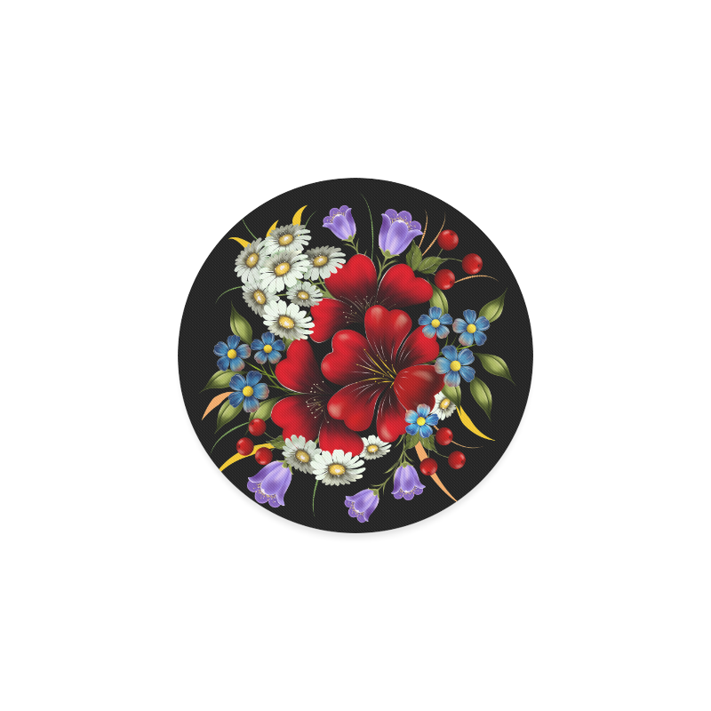 Bouquet Of Flowers Round Coaster