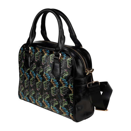 DNA pattern - Biology - Scientist Shoulder Handbag (Model 1634)