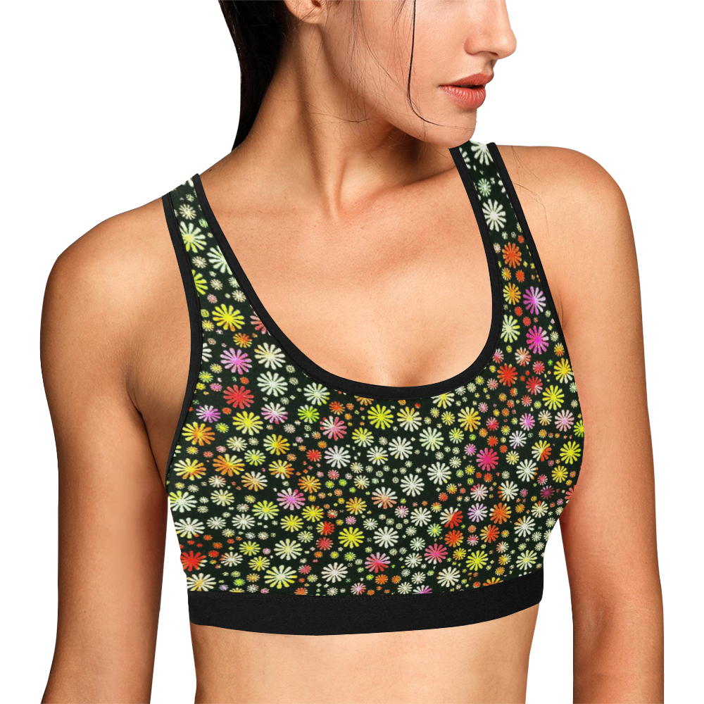 lovely shapes 4B by JamColors Women's All Over Print Sports Bra (Model T52)