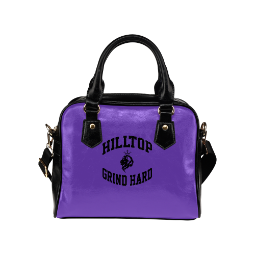 HillTop Grind Hard Purple Purse Shoulder Handbag (Model 1634)