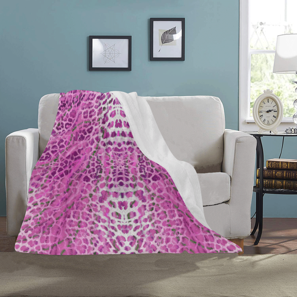 leopard 4 Ultra-Soft Micro Fleece Blanket 40"x50"