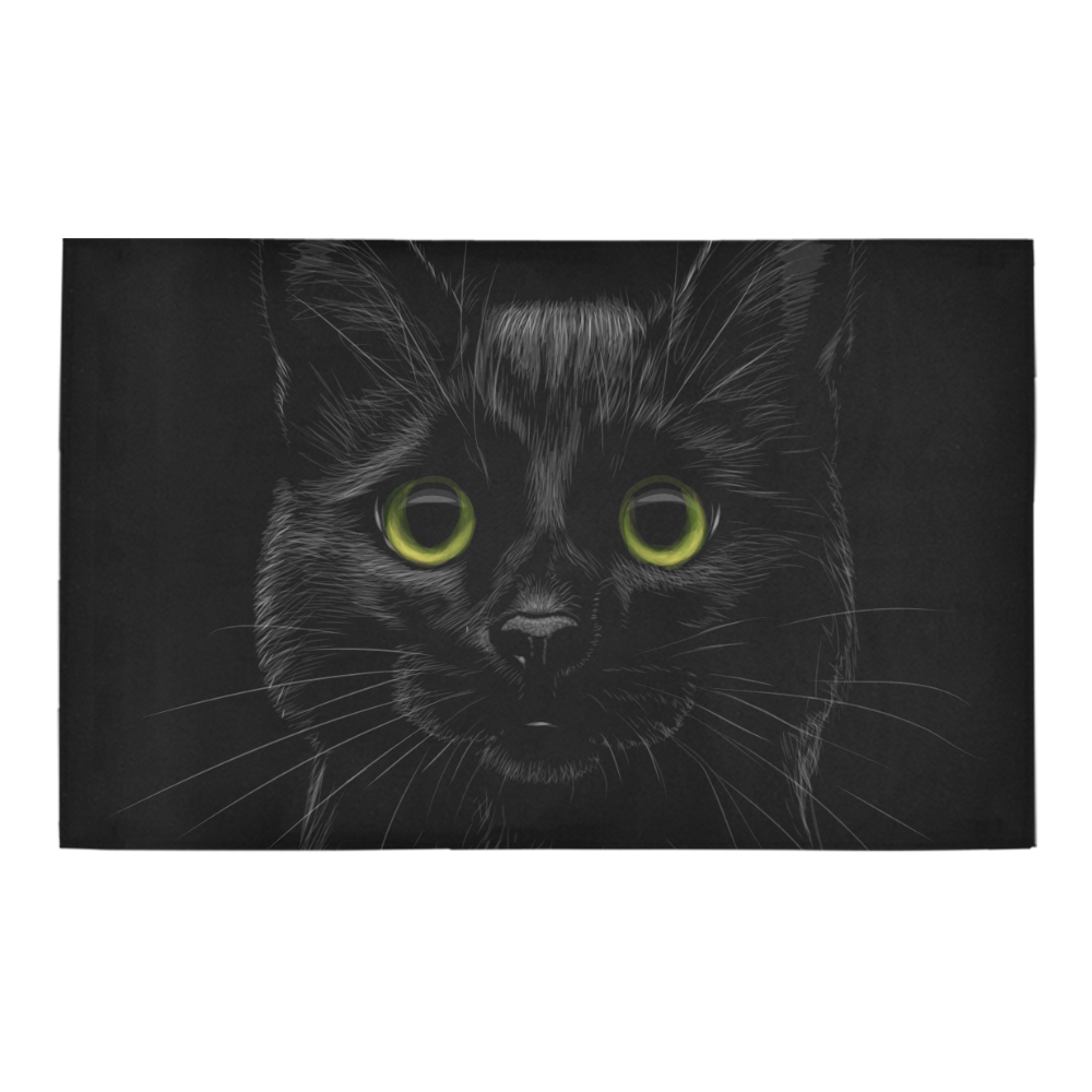 Black Cat Bath Rug 20''x 32''