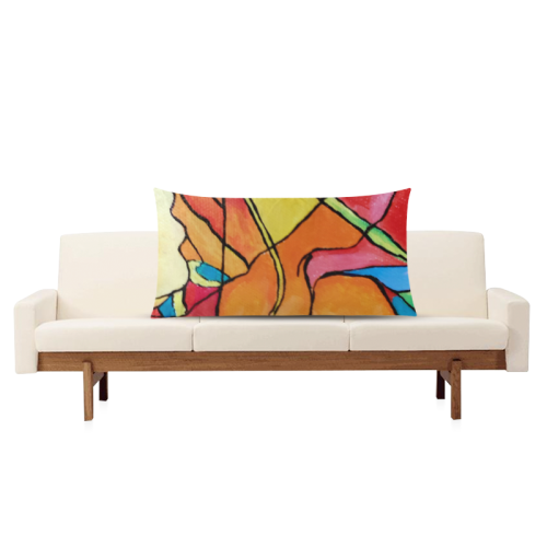 ABSTRACT Rectangle Pillow Case 20"x36"(Twin Sides)
