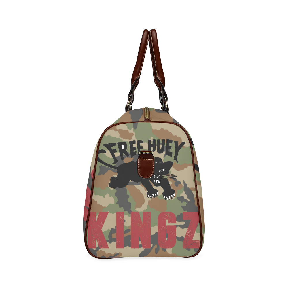 free huey camo travel bag Waterproof Travel Bag/Large (Model 1639)