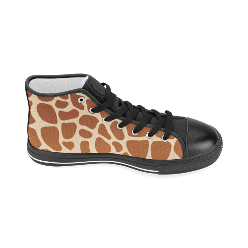 Toppers animal print Women's Classic High Top Canvas Shoes (Model 017)