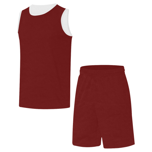 color blood red All Over Print Basketball Uniform