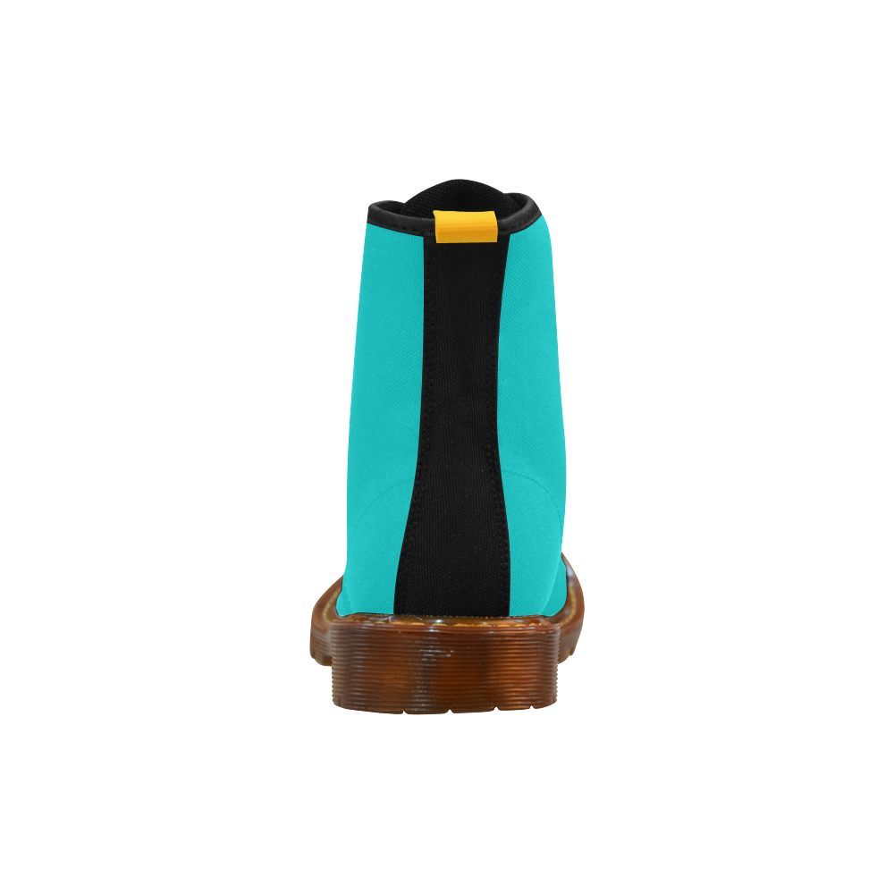color dark turquoise Martin Boots For Men Model 1203H
