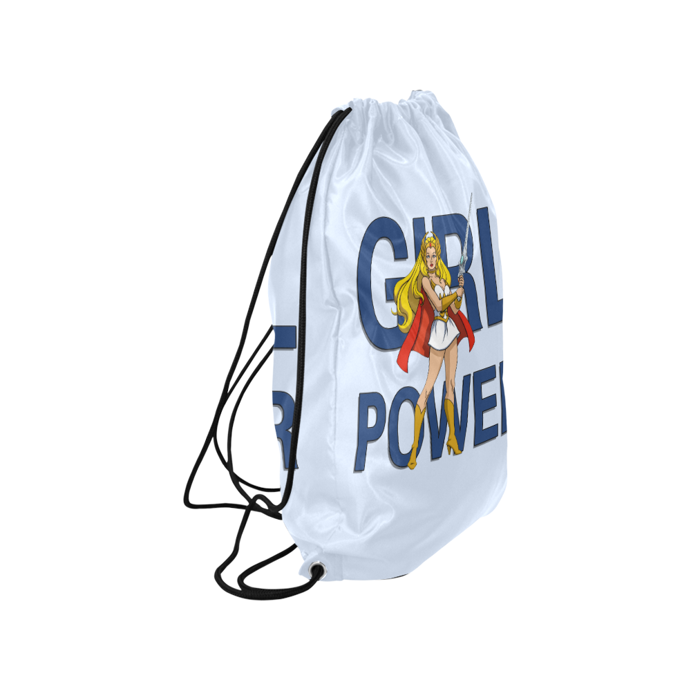 Girl Power (She-Ra) Small Drawstring Bag Model 1604 (Twin Sides) 11"(W) * 17.7"(H)