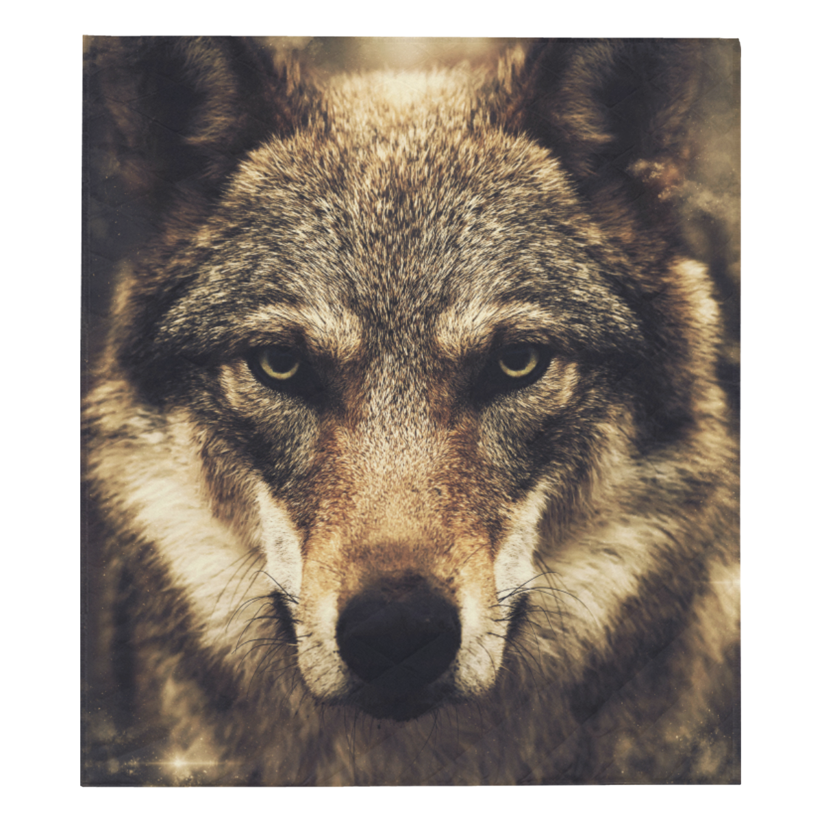 Wolf 2 Animal Nature Quilt 70"x80"