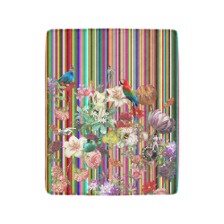 Summer  Flowers Ultra-Soft Micro Fleece Blanket 40"x50"