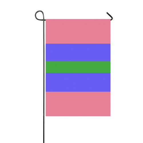 Trigender Flag Garden Flag 12‘’x18‘’（Without Flagpole）