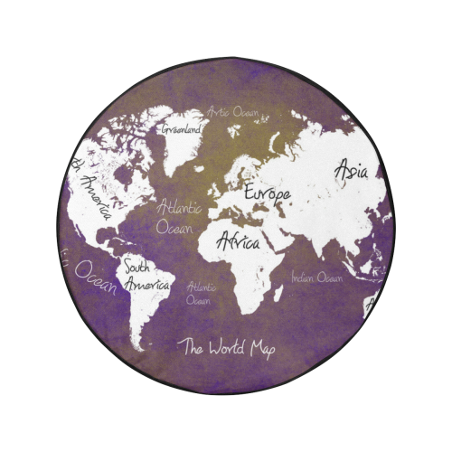 world map #map #worldmap 34 Inch Spare Tire Cover