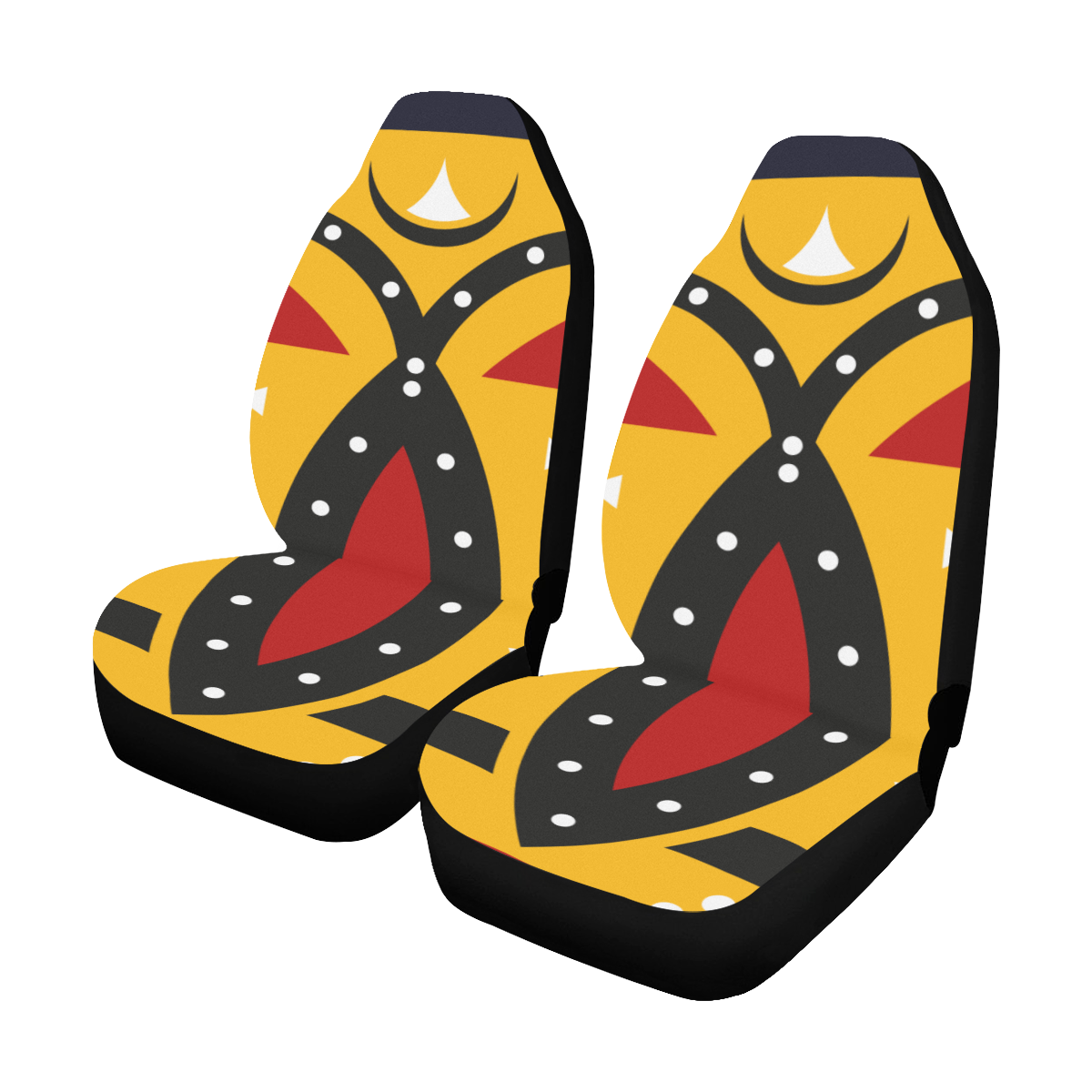 kuba tribal Car Seat Covers (Set of 2)