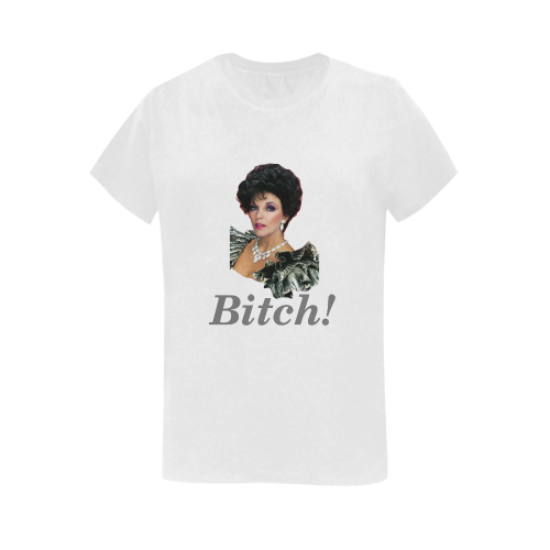 joan bitch Women's T-Shirt in USA Size (Two Sides Printing)