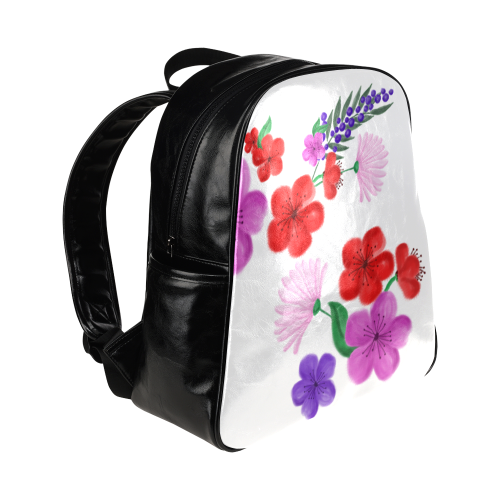 BUNCH OF FLOWERS Multi-Pockets Backpack (Model 1636)