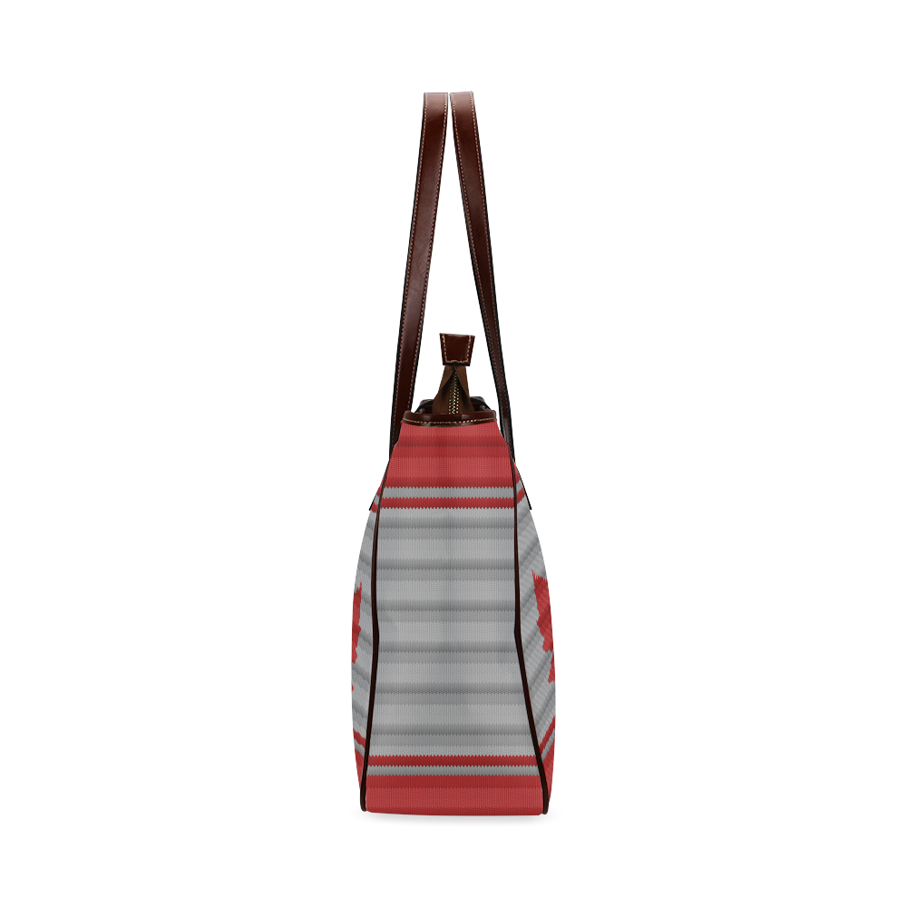 Canada Tote Bags Knit Print Classic Tote Bag (Model 1644)