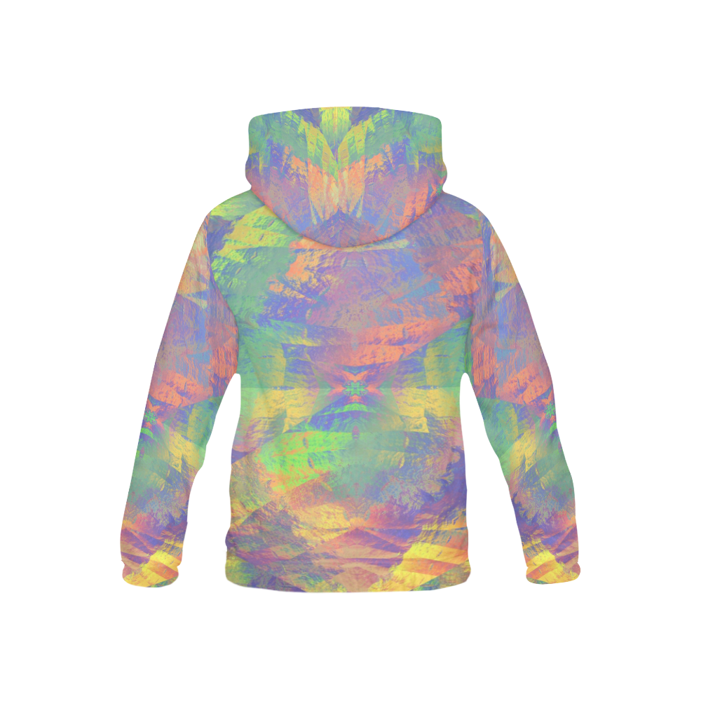 Brushstrokes All Over Print Hoodie for Kid (USA Size) (Model H13)
