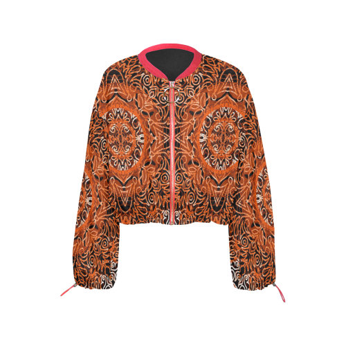 labytinthe 10 Cropped Chiffon Jacket for Women (Model H30)