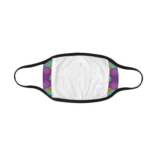 water garden lotus blossoms in sacred style Mouth Mask