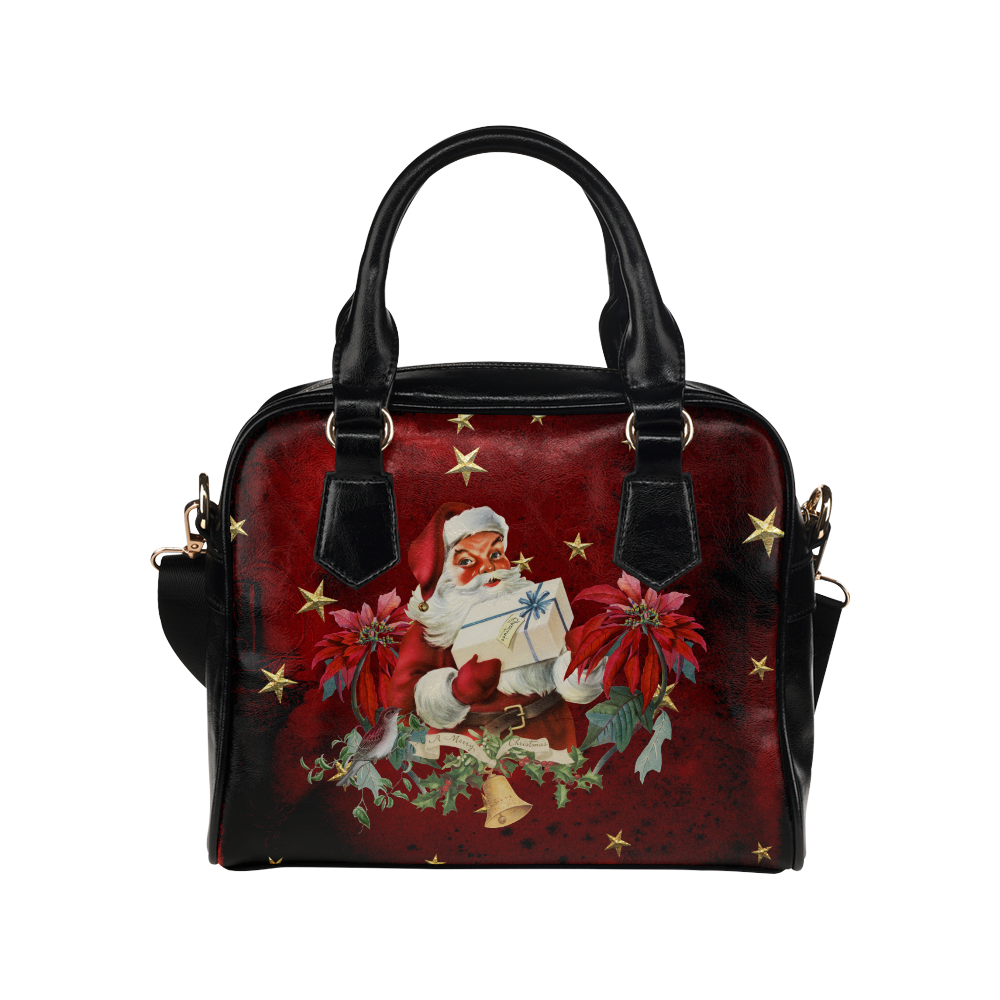 Santa Claus with gifts, vintage Shoulder Handbag (Model 1634)