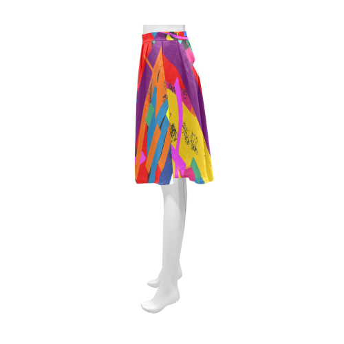 CONFETTI NIGHTS 2 Athena Women's Short Skirt (Model D15)